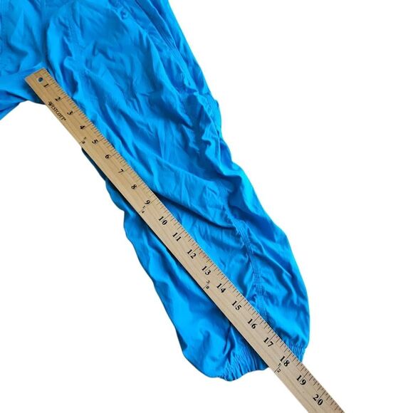 Ivivva lululemon girls Sz 10 blue live to move crop ruched pants - Picture 5 of 8